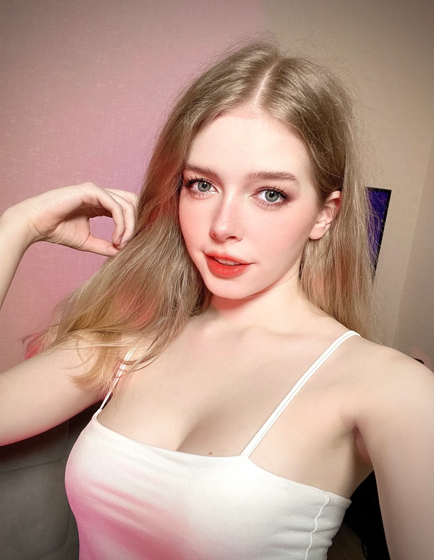 White tank top portrait